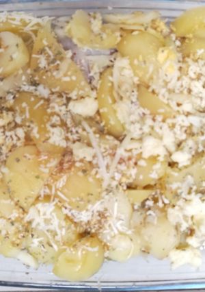 Foto resep Kentang ayam panggang keju + Mozarella