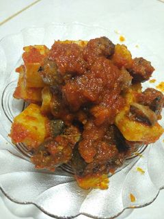 Foto resep Sambal goreng kentang-hati
