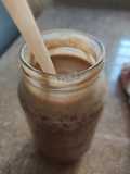 Smoothie de chocolate con cambur (saludable)