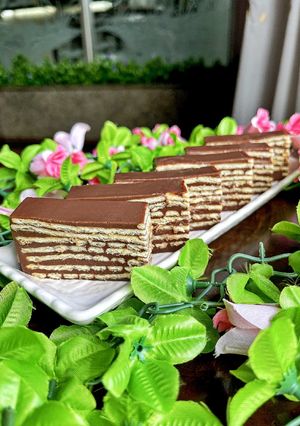 Foto resep Puding lapis crackers