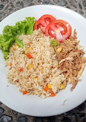 Foto resep Nasi goreng mentega simpel