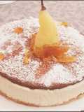 Torta ricotta e pere