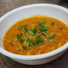 A picture of Mooli ka bhaja.