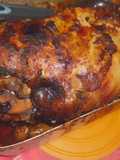 Pernil de cerdo en mostaza