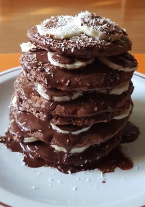 Foto di Pancake al cacao con albumi