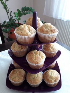 Almás muffin recept fotója