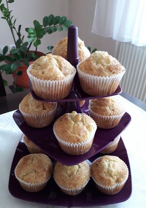 Almás muffin recept fotója