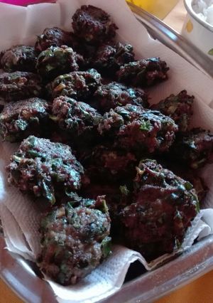 Una foto de Albóndigas de carne y acelga