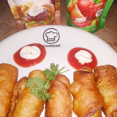 A picture of Chicken cheese roll.