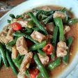 Tumis Tempe Kacang panjang saus teriyaki