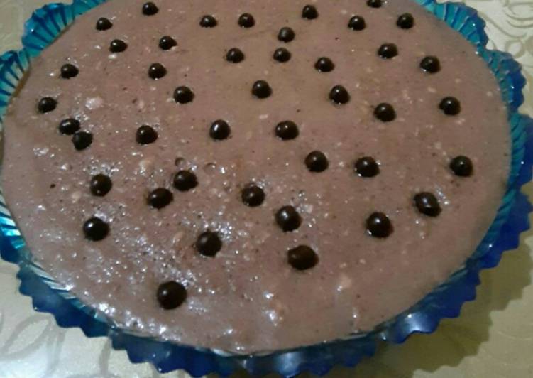 Puding coklat busa