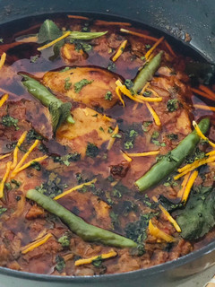 A picture of Shahi Chicken Kadai Masala.