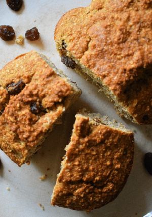 Una foto de Budín healthy de banana