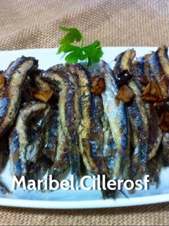Una foto de Boquerones fritos