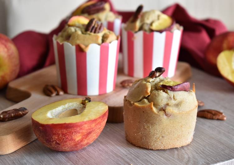 Simple Way to Make Quick Muffin light alle pesche e noci pecan