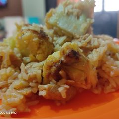 A picture of Biryani.