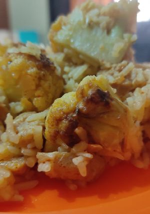 A picture of Biryani.