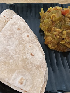 A picture of Turai & Split Moong dal Sabji.