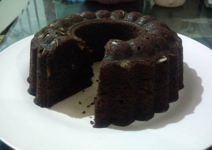 Bolu Coklat Pisang (Choco Banana Cake) - Kukus