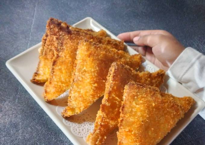 Cara termudah membuat Roti Goreng Ragout yang spesial