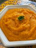Purée de pommes de terre et courge butternut au parmesan