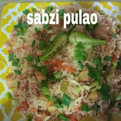Sabzi pulao | vegetable pulao A picture of Sabzi pulao | vegetable pulao.