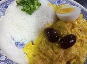 Una foto de aji de gallina peruano