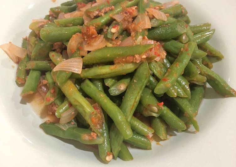 Buncis daging sapi ala singapore