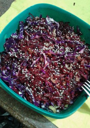 Una foto de Ensalada Roja