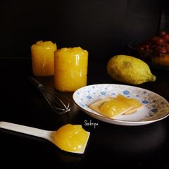 A picture of Homemade Lemon curd.