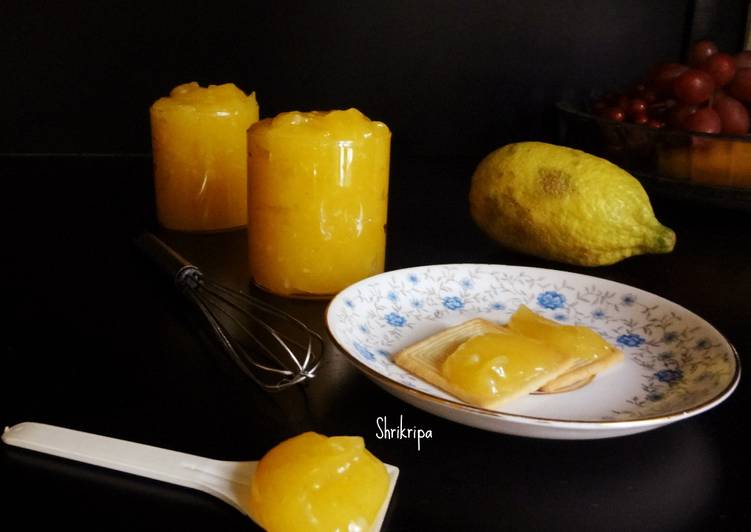 Recipe of Homemade Homemade Lemon curd