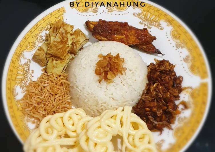 Nasi Uduk Fiber Cream (Rice Cooker)