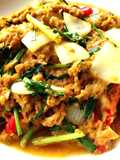 เนื้อปูผัดผงกะหรี่