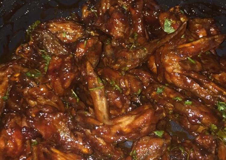 How to Make Favorite Chicken wings in barbecue sauce
