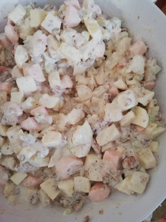 Una foto de Ensalada Mexicana de Navidad