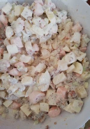 Una foto de Ensalada Mexicana de Navidad