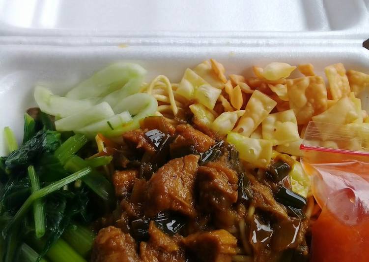 Resep Mie ayam box (ide jualan) yang Menggugah Selera