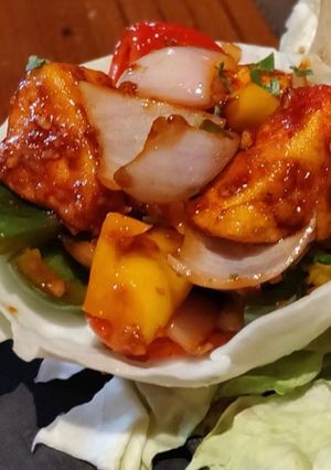 A picture of Chilli Paneer.