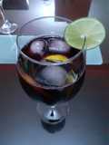 Bebida de vino tinto