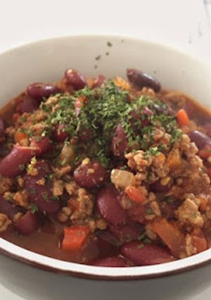 Une photo de Chili con carne