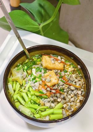 Hình của món Bún hến.