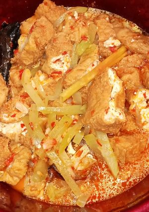 Foto resep Sayur tahu labu siam (fiber creme)
