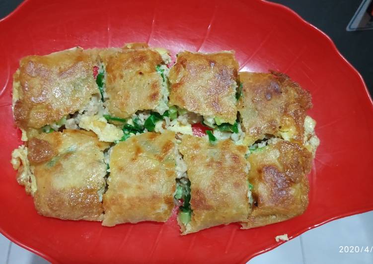 Martabak telur home made