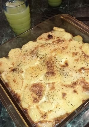 Una foto de Papas a la crema, fáciles y riquísimas ❤️