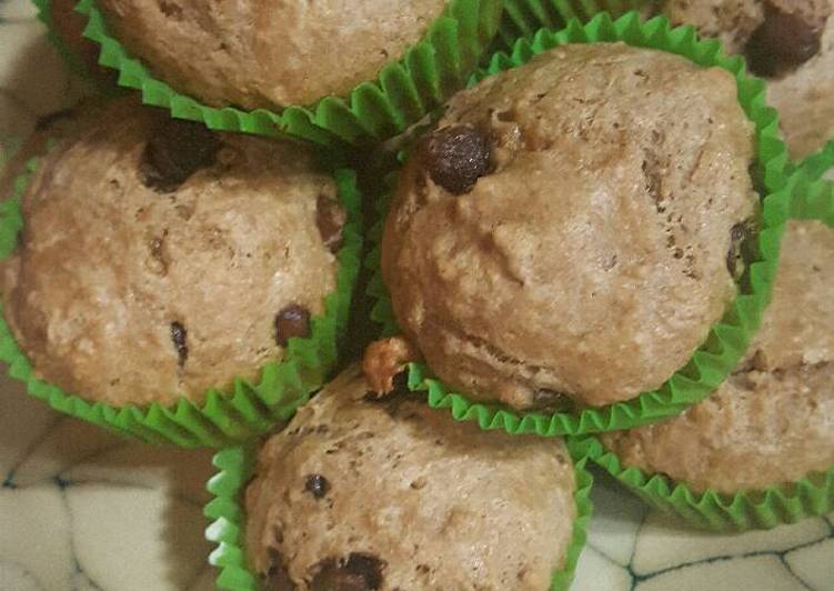 Step-by-Step Guide to Make Speedy Whole wheat chocolate chip muffins