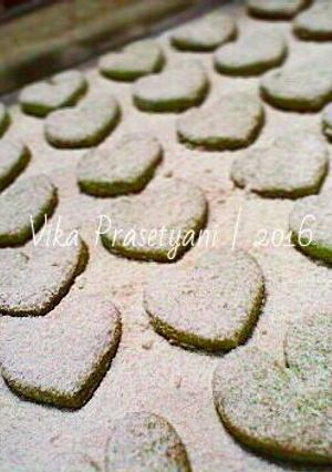 Foto resep Putri Salju Keju Pandan
