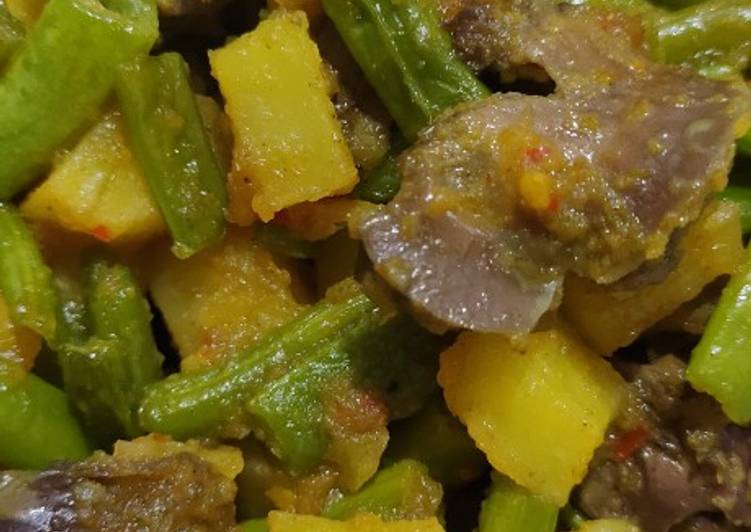 Resep Tumis buncis kentang ati ampla Lezat