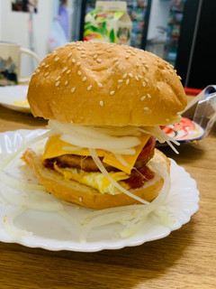 雞排起司蛋漢堡 的食譜成品照片