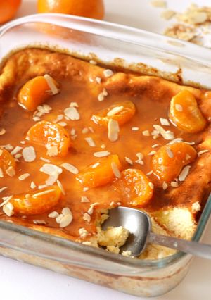 Sült ricotta recept, mézes-narancssziruppal recept fotója