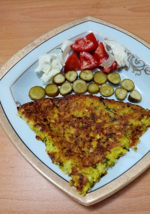 عکسی از دستور خاگ (تخم مرغ) مُشتِکی